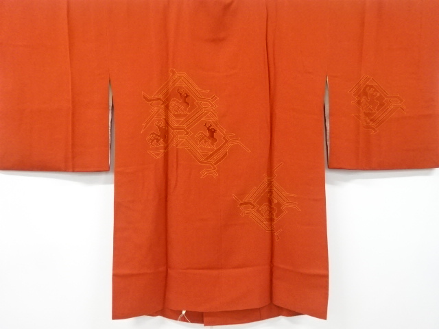 有栖川文様刺繍絵羽道行コート